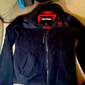 Abercrombie Children’s Navy Fleece Jacket Size M